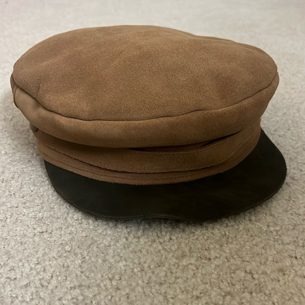 Lack of color - suede beige/ brown hat